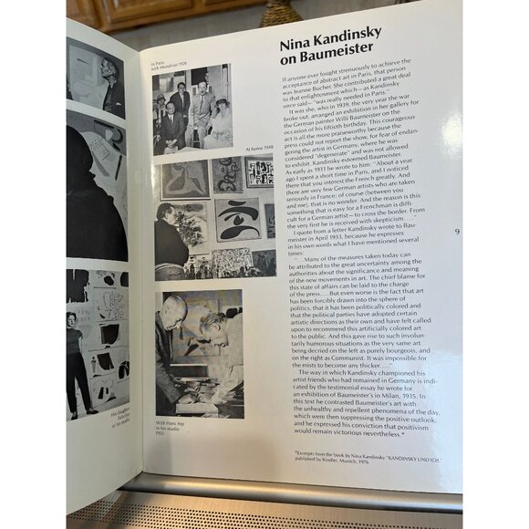 Willi Baumeister 1889-1955 First Edition Baumeister, Willi Leonard Hutton - Picture 5 of 7